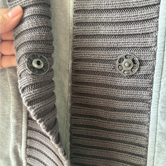 Lululemon Bliss Break Wrap size 2 Open Front Cardigan Sweater Light Gray Women - Picture 6 of 8
